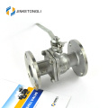 JKTLFB024 cast iron a216 wcb 2pc handles dn80 ball valve